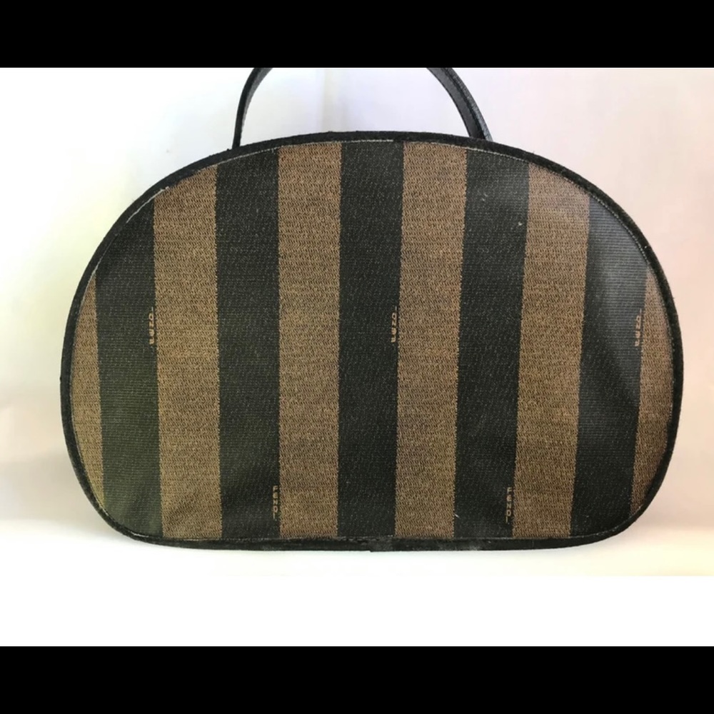 VINTAGE FENDI PENGUIN STRIPE VANITY CASE - Picture 3 of 12